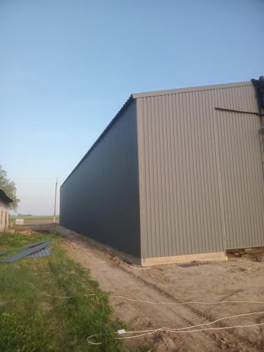 Ангар склад каркасний двоскатний під ключ