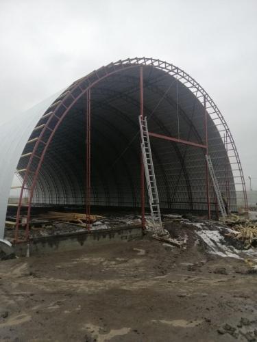 зерносклад арочний ангар будівництво під ключ в Україні