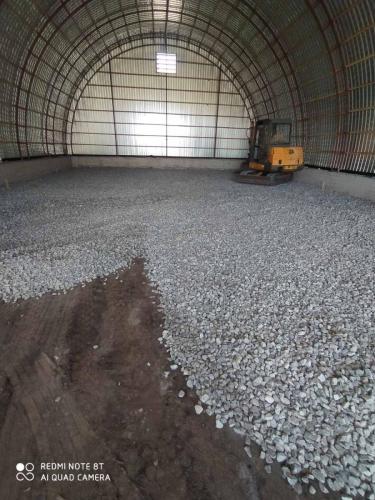 Ангар зерносклад підлога